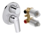 DURAVIT - DuraStyle Basic Baterie pod omítku, pro 2 spotřebiče, s tělesem, chrom N15210008010