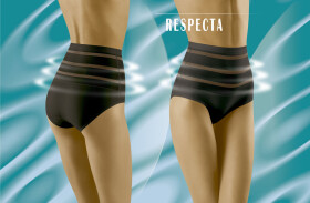 Kalhotky Respecta Black - Wol-Bar M