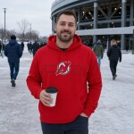Fanatics Mikina New Jersey Devils NHL Authentic Pro Rink Fleece Pullover Hoodie Velikost: 2XL