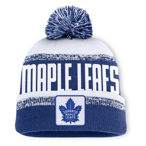 Fanatics Pánská zimní čepice Toronto Maple Leafs NHL Thrive Cuffed Pom Beanie