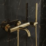 REA - Vanová baterie LUNGO Diamond - zlatá REA-B6448