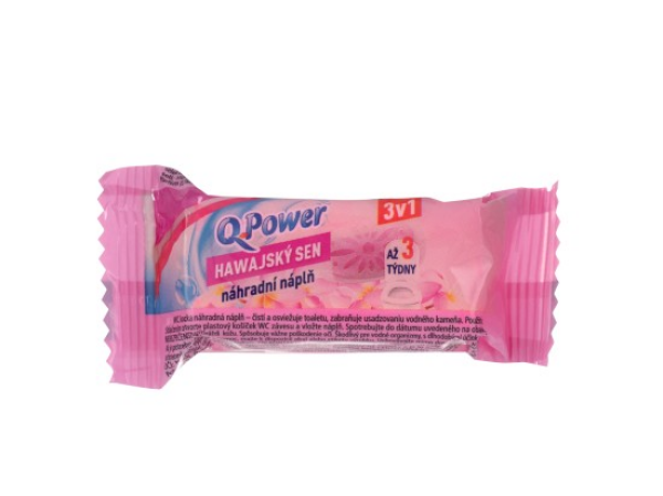 Q-Power WC kostka náhradní náplň Hawajský Sen 3v1 40 g