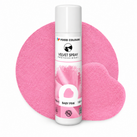 Sametový sprej Food Colours Baby Pink (100 ml)