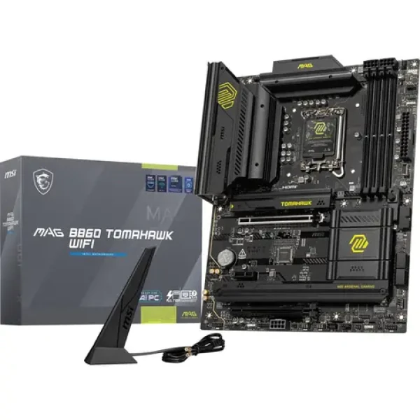 MSI MAG B860 TOMAHAWK WIFI / B860 / LGA 1851 / 4x DDR5 / PCIEx 16 / 5GLAN / Wi-Fi / ATX (MAG B860 TOMAHAWK WIFI)