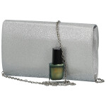 Módní dámské psaníčko Michelle Moon Celista, stříbrné