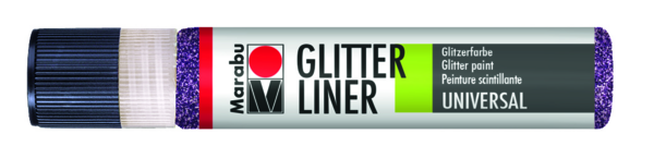 Glitter liner Marabu 25 ml - fialová ametyst 539