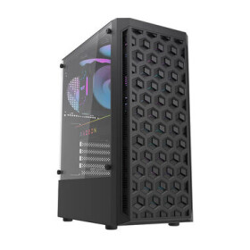 DarkFlash DK300M černá / mATX / 3x 120 mm / 3x USB-A / průhledná bočnice / bez zdroje (DK300M ATX)