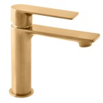RAV Slezák - NIL - Umyvadlová baterie bez výpusti, Zlatá - kartáčovaná, 1/2" NL126.5ZK