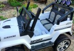 Mamido Elektrické autíčko Jeep Raptor 4x4 bílé