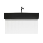 Koupelnová skříňka s baterií a umyvadlem SAT Evolution 1 78x30x44,8 cm bílá mat SATEVO80WMU2BBA SATEVO80WMU2BBA