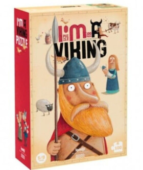 LONDJI Velké puzzle Já jsem Viking - 100 pcs