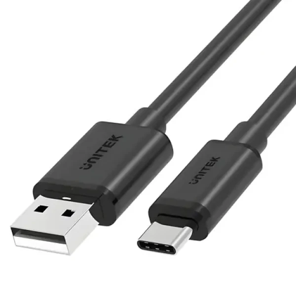 Unitek C14068BK černá / Kabel / USB-A (M) - USB-C (M) / 2 m (C14068BK)