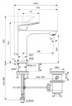 IDEAL STANDARD - Ceralife C Umyvadlová baterie s výpustí, BlueStart, chrom BE123AA