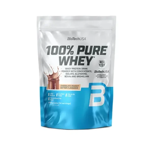 BioTech 100% Pure Whey chocolate peanut butter 400 g (19154)
