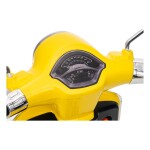 Mamido Dětský elektrický skútr Vespa ROMA žlutý