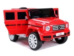 Mamido Dětské elektrické autíčko Mercedes G500 červené