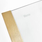 REA/S - Sprchová kabina Montana Gold Brush 130x90 KPL-K2517