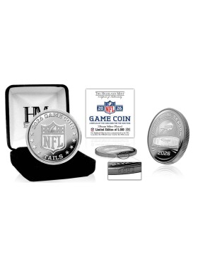 Mince Buffalo Bills NFL Silver Plated 2026 Inaugural Season Game Flip Coin