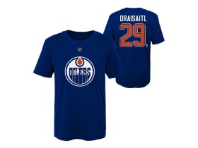 Outerstuff Dětské Tričko Leon Draisaitl Edmonton Oilers Flat Alt.Captains N&N Tee Velikost: Dětské let)