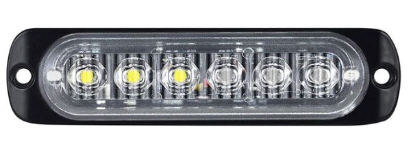 LED přídavné světlo 12-24V/6W bílé 6500K na karavany, lodě, vozíky atd
