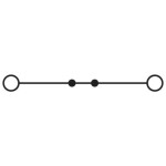 Phoenix Contact 3211814 průchodková svorka 8.2 mm pružinová svorka černá 50 ks