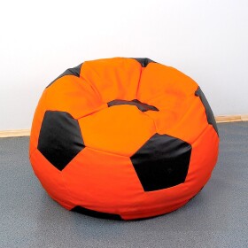 FRONTI Sedací vak - míč 80 cm - oranžová + černá