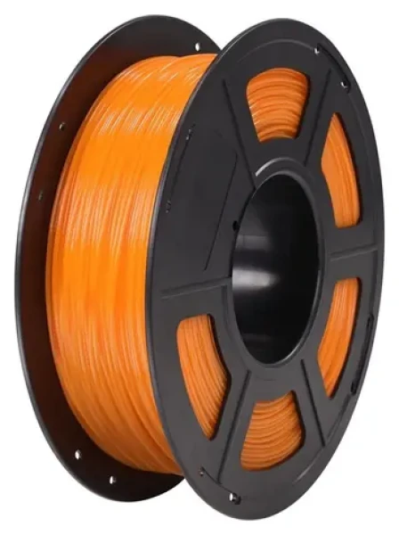 Anycubic TPU průhledná oranžová / Tisková struna / 95A / 1 kg (IPHTPCO-102)