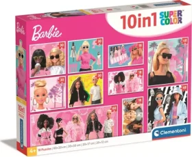 Clementoni PUZZLE Barbie 10v1