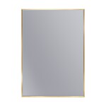 Erga Rectangle, obdélníkové zrcadlo 50x70 cm, zlatý rám, ERG-V01-RECTAGLE-5070-GD