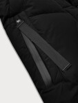 Černá dámská zimní bunda v délce ke kolenům J Style (5M3232-392) odstíny černé L (40)