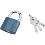 EXTOL CRAFT 93145 Zámek visací, litina, 45mm, modrý, 3 kl.