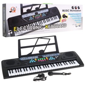 Mamido Dětský keyboard s mikrofonem a rádiem MP3