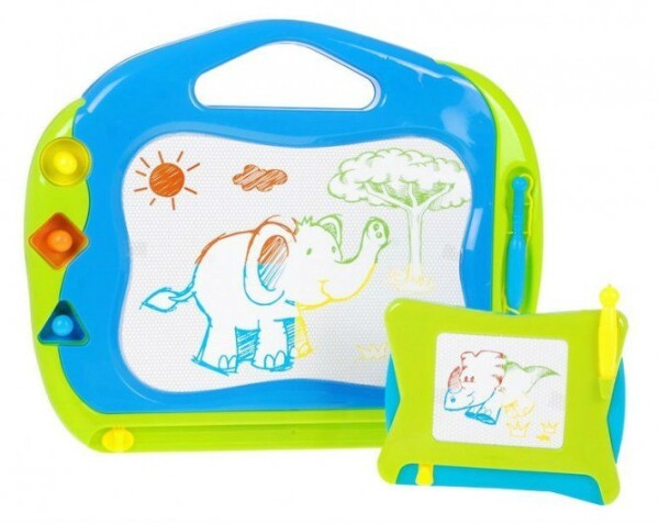 Mamido Magnetická tabule na kreslení+ 3 ks razítek