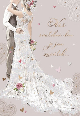 Ženich a nevěsta s krajkovými šaty - Albi