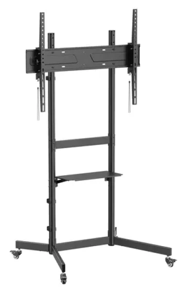 Equip Podlahový stojan TV 55"-100" černý / Podlahový stojan / nosnost 70 kg / VESA max. 800x600 / výškově nastavitelný (650637)