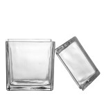 Bloomingville Skleněná dóza Elius 1100 ml, čirá barva, sklo