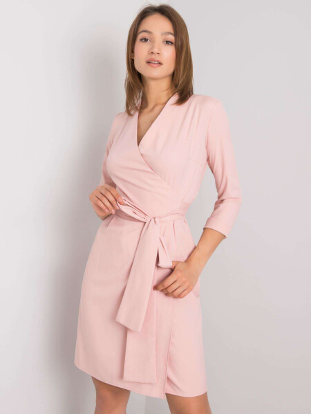 Dámské šaty LK SK 507665.17P Pudr růžová - FPrice pudrovo-růžová 38