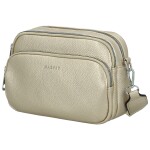 Trendy dámská koženková crossbody kabelka Rory, zlatá