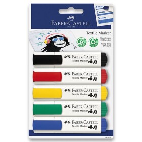 Faber-Castell Popisovače na textil sada ks