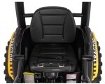Mamido Dětský elektrický traktor MEGA D68 24V s přívěsem žlutý