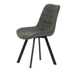Jídelní židle, šedá, látka vintage, HC-V3066 GREY3