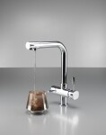 DEANTE - Do filtra chrom - Dřezová baterie, s připojením vodního filtru BCH_065M