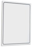 SAPHO - SET koupelnová skříňka CIRASA 80cm s umyvadlem a LED zrcadlem, 2x zásuvka, bílá lesk KSET-106