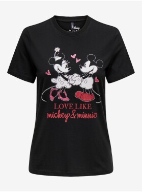 Černé dámské tričko ONLY Mickey dámské