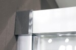 Aquatek - Nobel B2 - Luxusní sprchové dveře zasouvací s brzdou 112-116cm, sklo 8mm NOBELB2115
