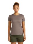Dámské merino triko s krátkým rukávem ICEBREAKER Wmns 150 Ace SS Tee, Porcini velikost: S