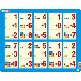 Puzzle Počítání do 10 10 dílků