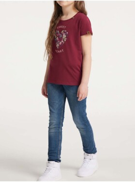 Vínové holčičí tričko Ragwear Violka - Holky