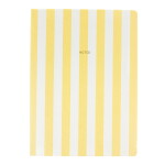 A-JOURNAL collection Linkovaný zápisník Fabrique Stripes Yellow A5, žlutá barva, papír