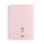 Bella Rose Sešit Strawberry Field Pink – linkovaný, růžová barva